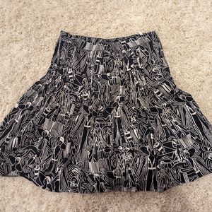 Vintage Bergdorf Goodman Skirt abstract art